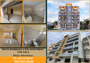 2 bedroom Apartment For Sale Mvita Area Ganjoni Mombasa