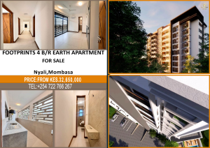 4 bedroom Apartment For Sale Ziwani Road Nyali Mombasa 