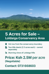 Land For Sale Nanyuki Laikipia