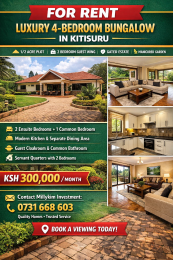 4 bedroom Townhouse For Rent Ngecha Road Kitisuru Nairobi