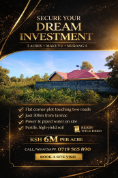 Commercial Property For Sale Makuyu, Murang’a murang'a County. Makuyu Muranga