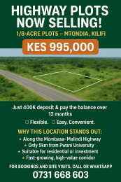 Land For Sale Mtondia, Kilifi Mtwapa Kilifi